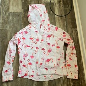Flamingo rain jacket